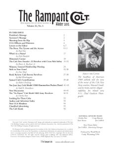 2012 winter rampant colt magazine index