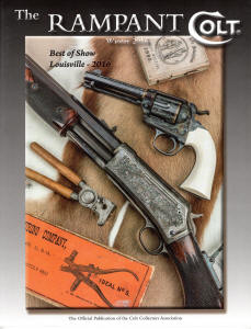 2016 winter Rampant Colt magazine cover