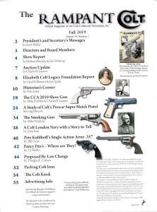 2019 fall rampant colt magazine content