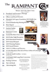 2019 winter rampant colt magazine content