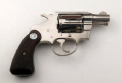 Colt Detective Special .38, 2" (2nd ver. 1964) Nickel left side