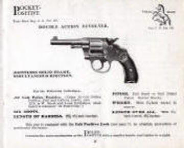 1920 Colt catalog Police Positive Special revolver