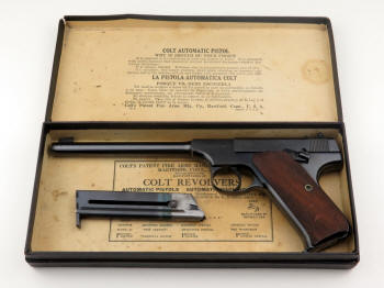 1929 Colt 'Woodsman' Automatic Target Pistol and box
