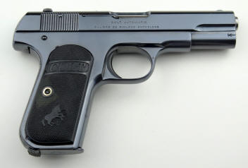 1919 Colt M1903 automatic pistol .32 caliber right side