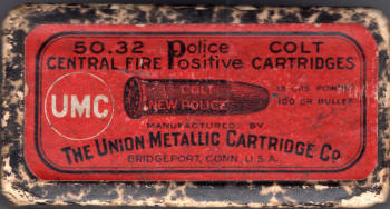 Colt Pocket Positive .32 police correct ammo box