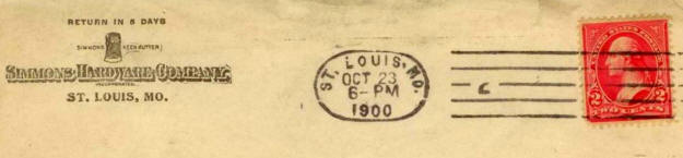 Simmons Hardware Company mentioned in Colt factory letter