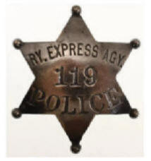 Railway Expreess Agency police badge